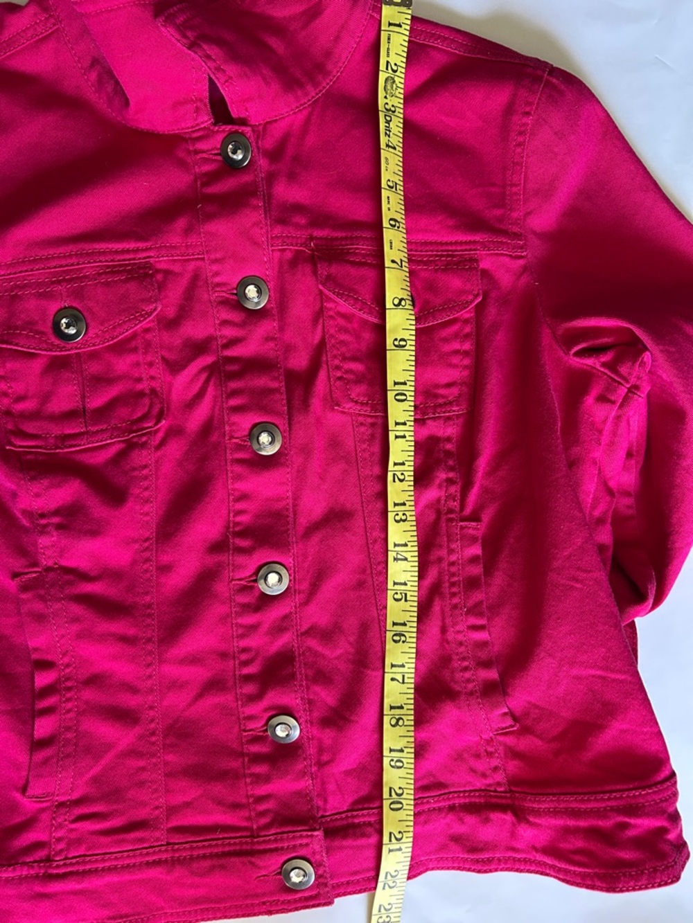 Pink Button-Front Spring Jacket - Picture 10 of 10